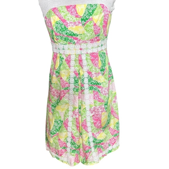 Lilly Pulitzer Women’s Strapless Dress. Size 6 - Picture 1 of 7